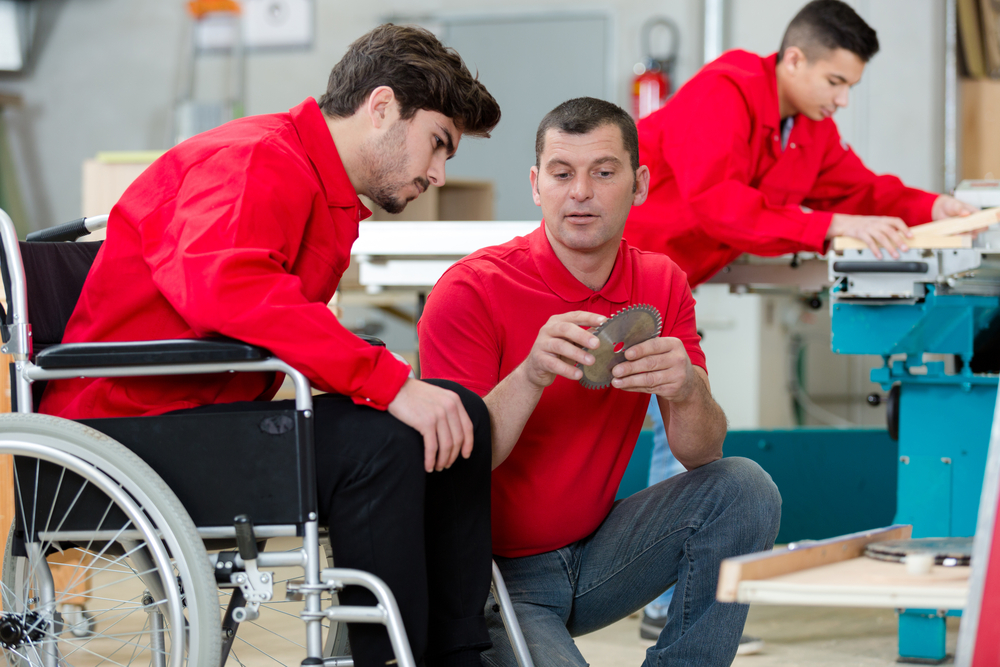 disabled worker and employer