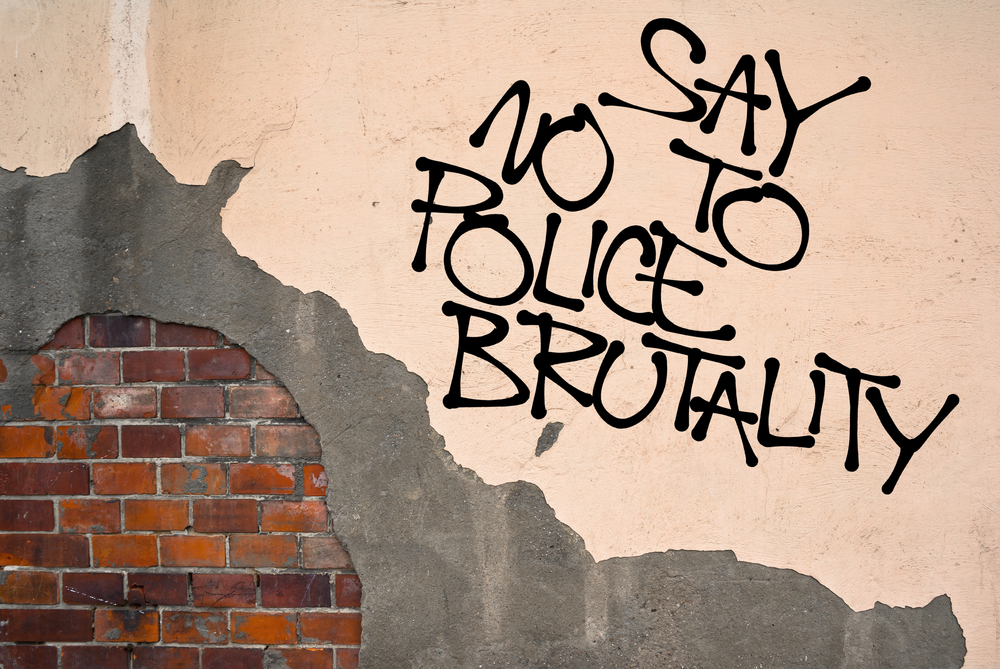 say no to police brutality