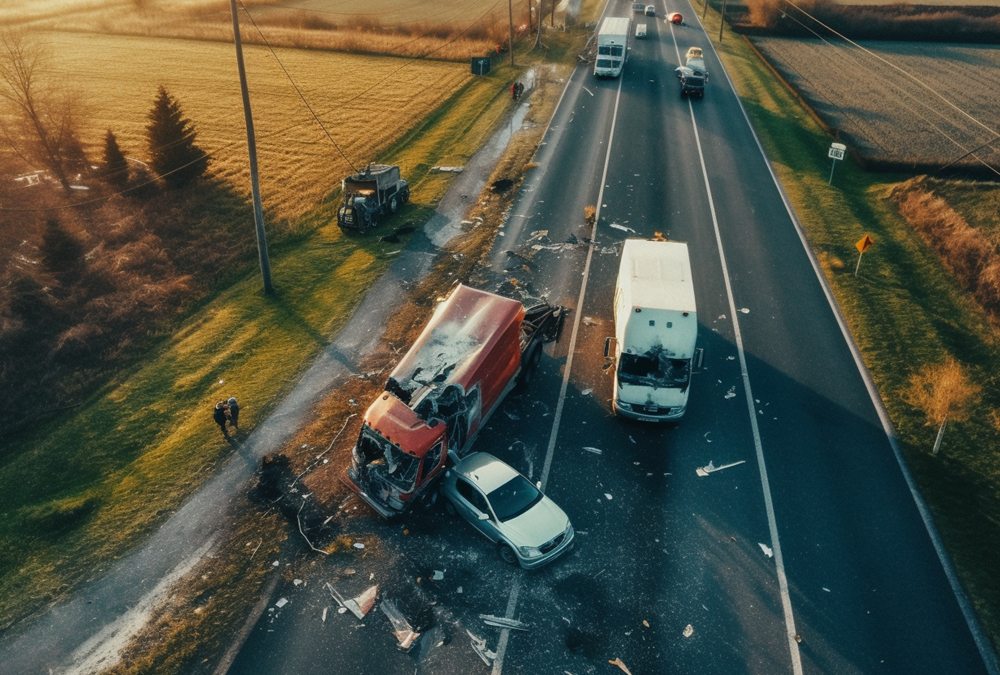Detroit, MI – Semi-Truck Wreck Causes Injuries on I-696 at Dequindre