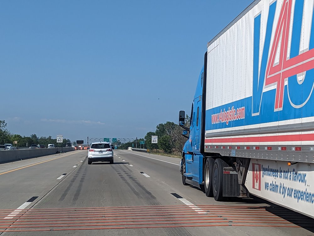 Coopersville, MI - Semi-Truck Collision, Injuries on I-96