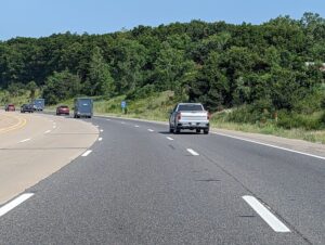 Detroit, MI - I-96 Scene of Injury Collision at Milford Rd