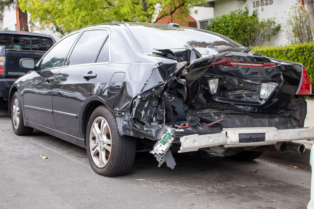 Detroit, MI - Rear-End Crash on I-75 Near