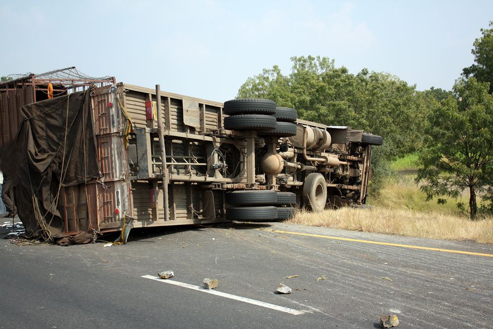 Lansing, MI - One Hospitalized After Truck Accident