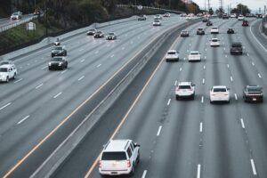 Detroit, MI - I-94 Site of Injury Vehicle Wreck After M-53