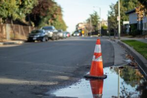 Bay City, MI – Two-Vehicle Wreck on Huron Rd Injures One