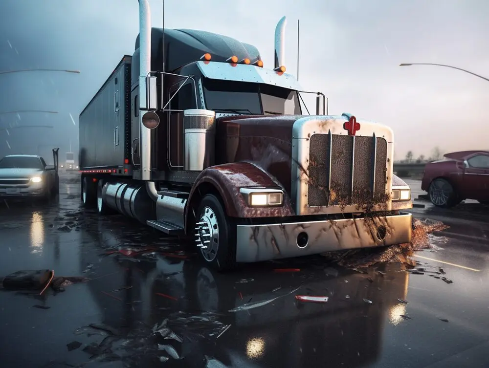 Saginaw, MI – One Injured in Truck Crash on Veterans Memorial Pkwy