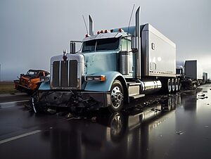 Saginaw, MI - Semi and Box Truck Collide at Hemlock and Ithaca