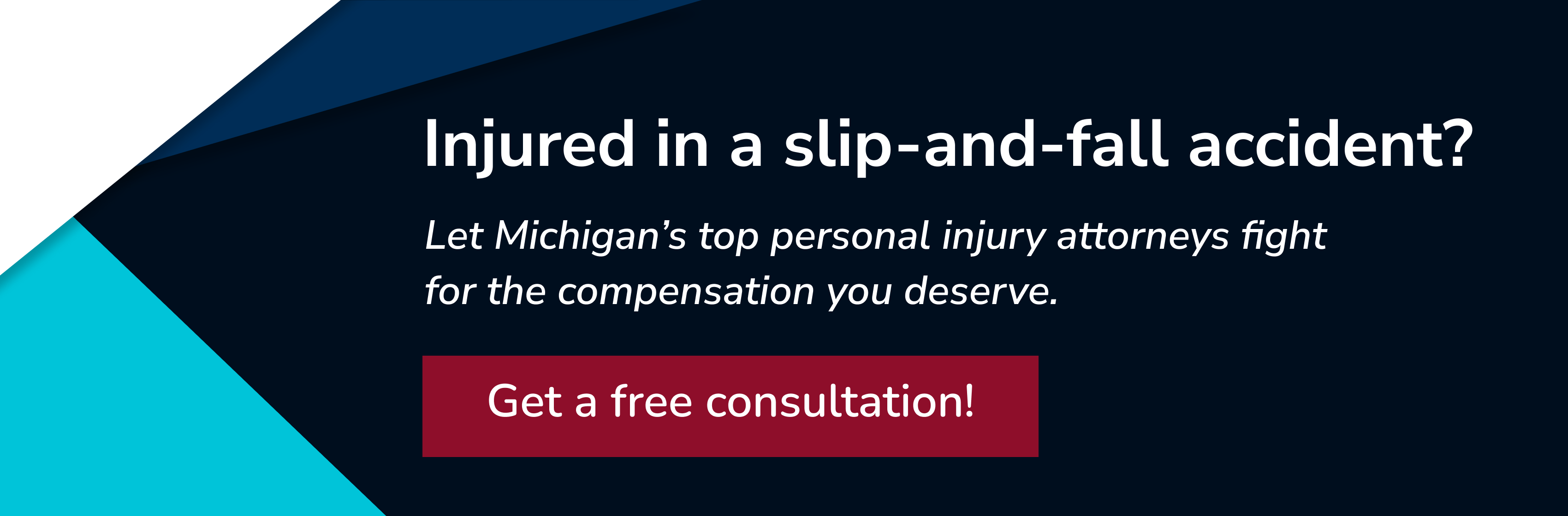 personal injury claim free consultation sign